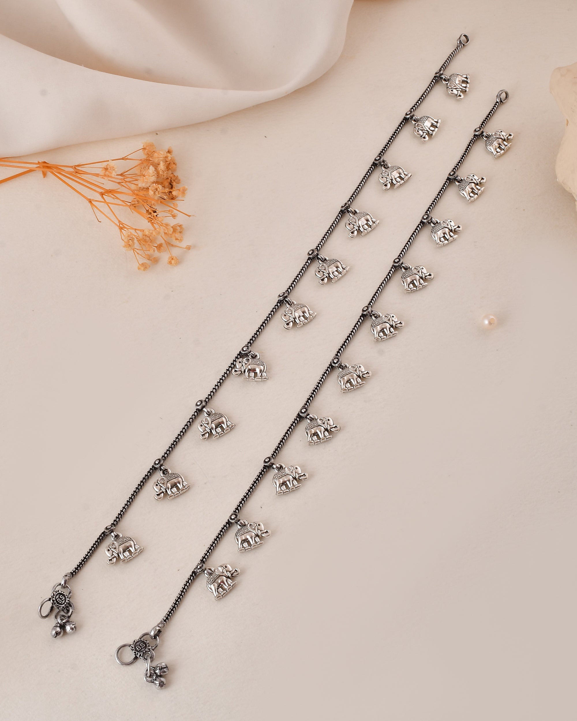 Elephant Shringar Dandiya Anklet Set